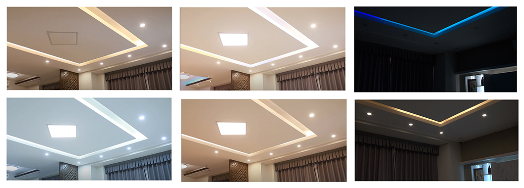 Các kịch bản chiếu sáng không giới hạn trong cùng 1 không gian 