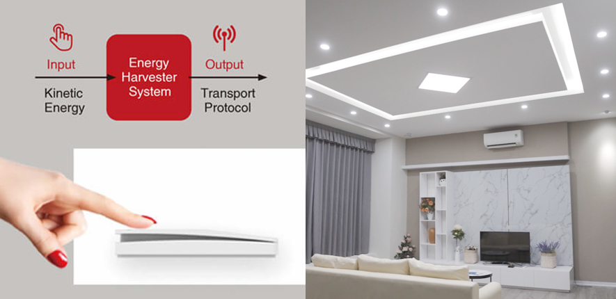 Nguyên lý hoạt động của công tắc không pin không dây
