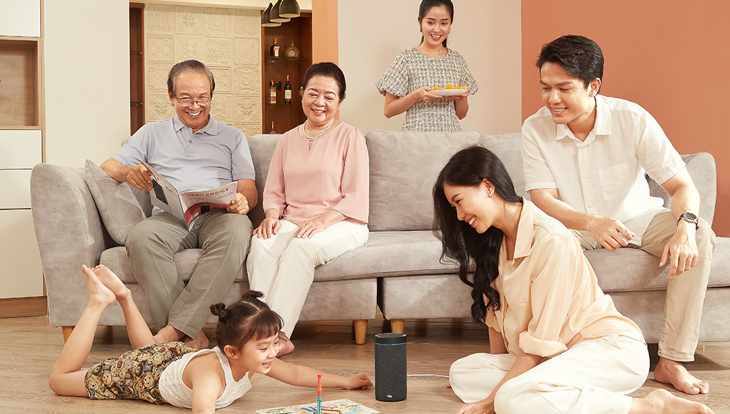 ứng dung loa Maika để giải trí