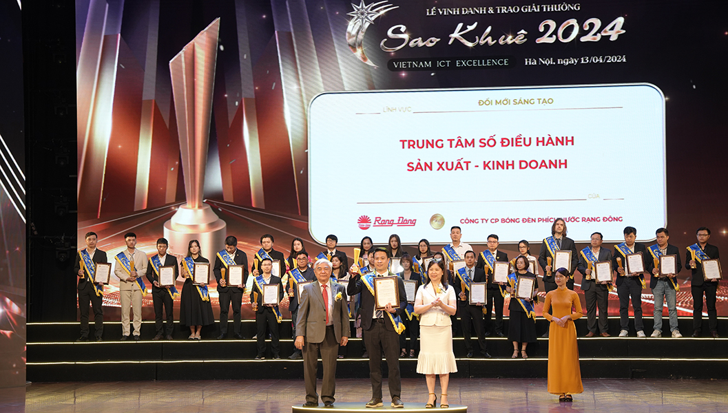 Trung tâm số điều hành sản xuất – kinh doanh được trao giải tại lĩnh vực: Quản trị doanh nghiệp