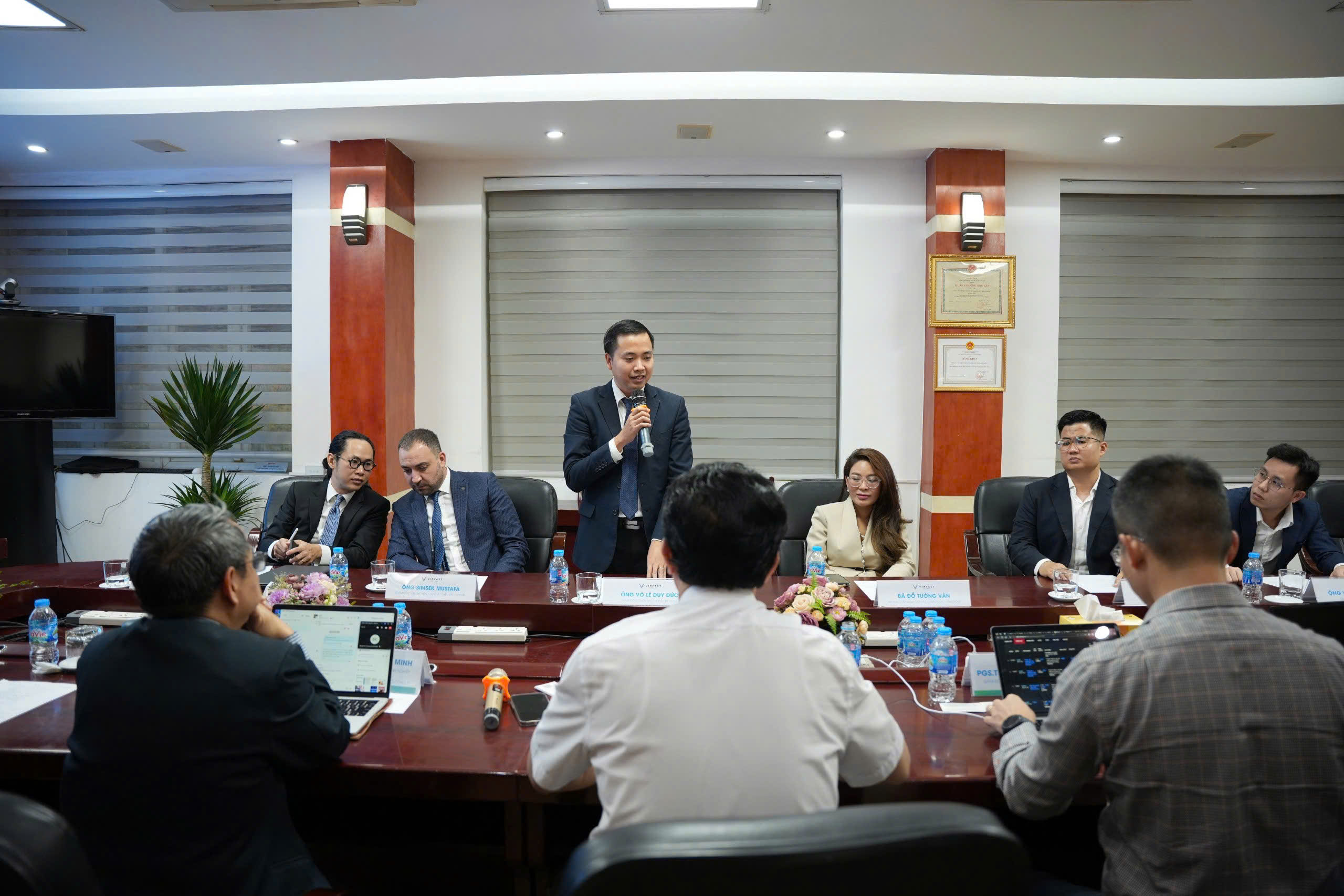 Ông Võ Lê Duy Đức - Giám đốc Chiến lược & Đầu tư mảng Năng lượng của VinFast Energy chia sẻ về kỳ vọng của VinFast Energy.