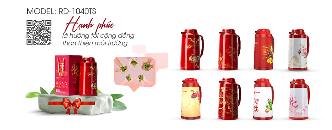 Phích tết đựng nước 1 lít RD-1040 TS