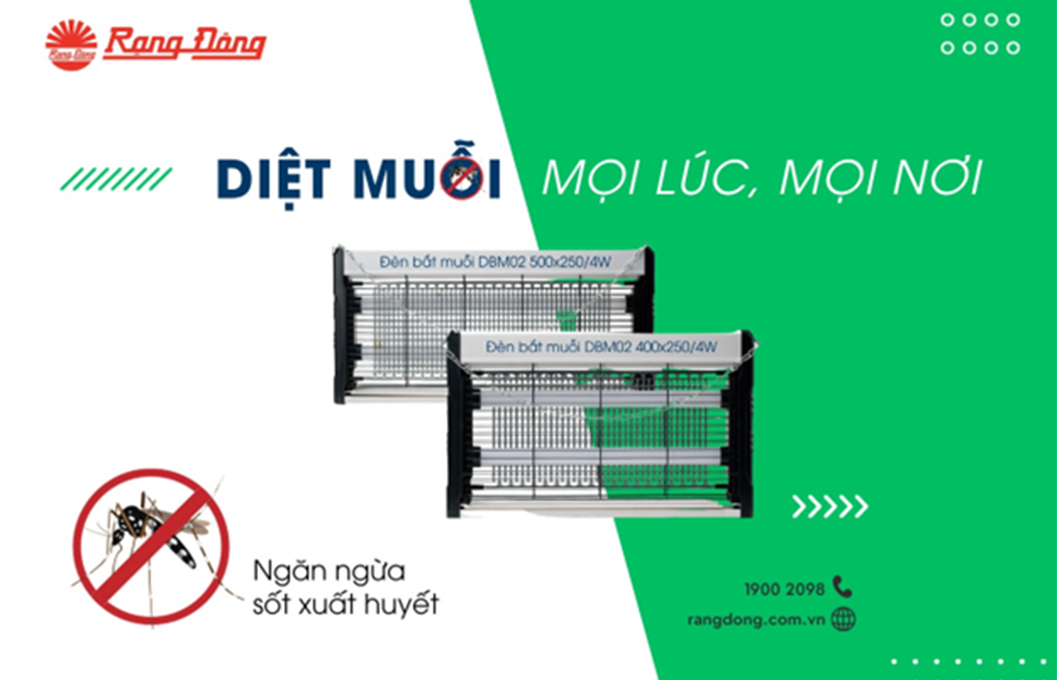 Đèn bắt muỗi Rạng Đông DBM02 4W