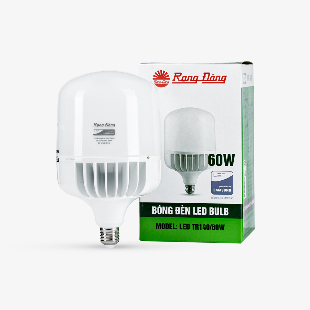 Bóng đèn LED BULB Trụ Nhôm đúc 60W