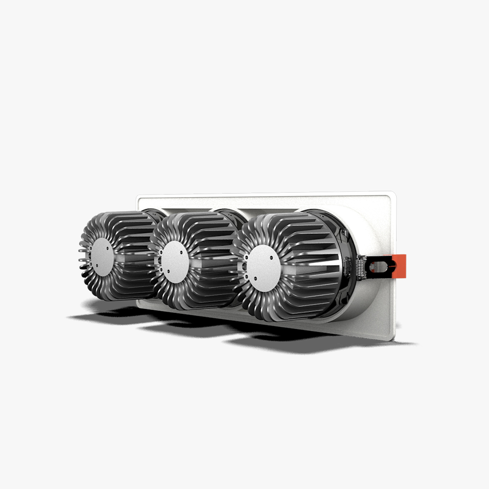Đèn LED âm trần Downlight 80x240/10Wx3 Plus