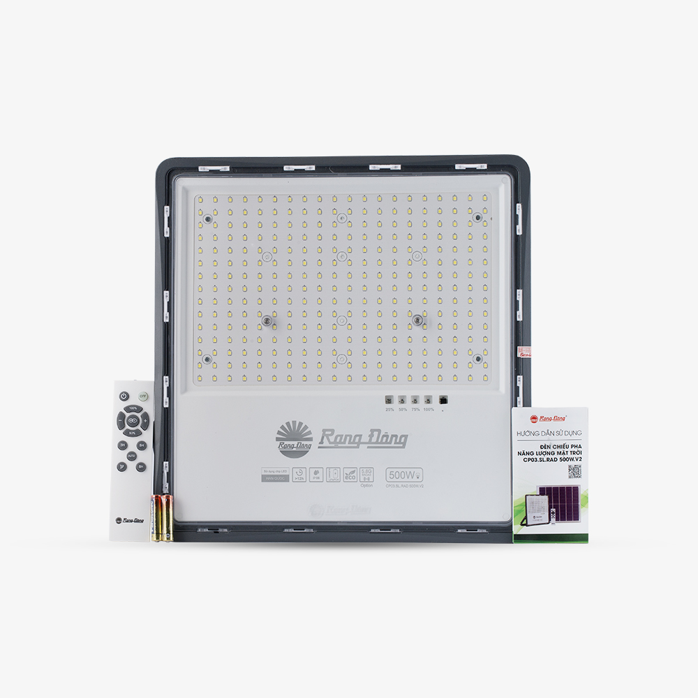 Đèn LED chiếu pha năng lượng mặt trời 500W