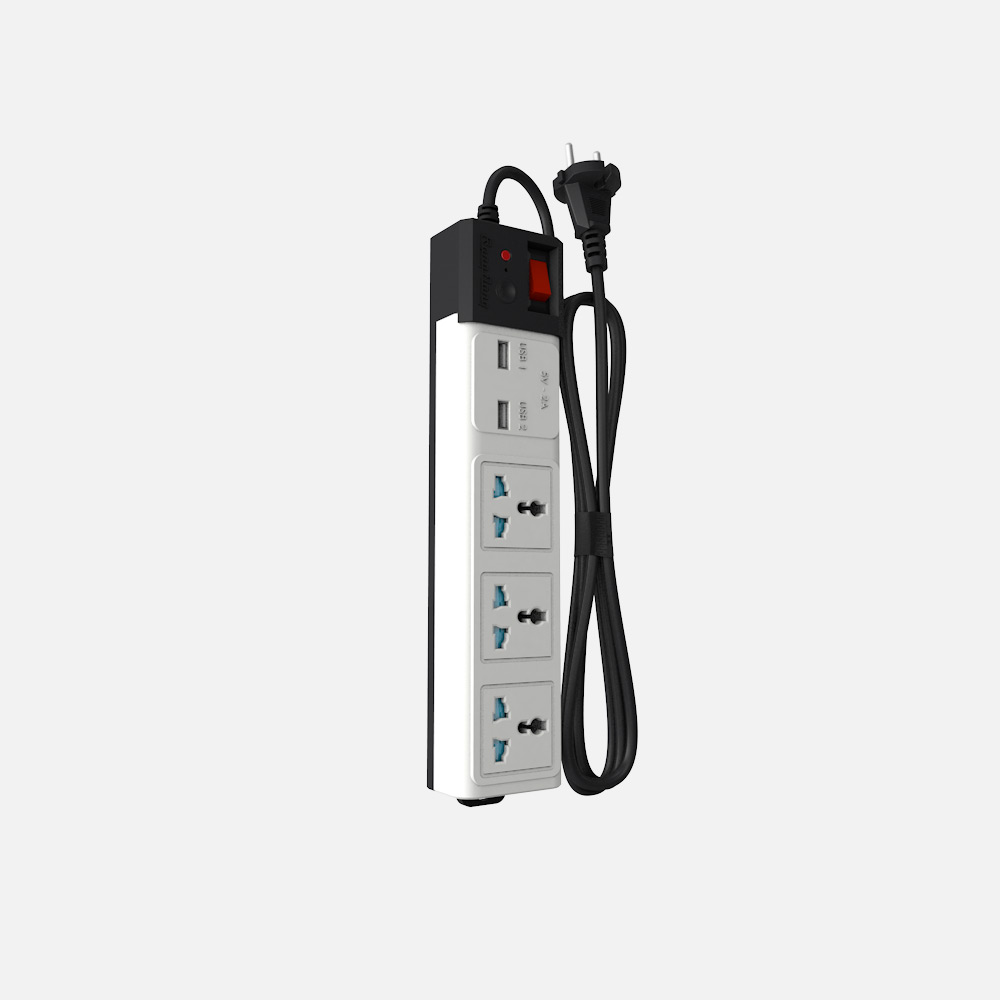 Ổ cắm đa năng USB chống giật 3m