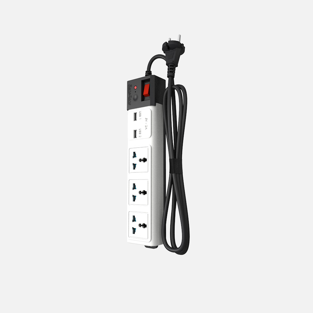 Ổ cắm đa năng USB chống giật 3m