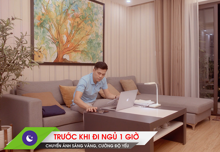 Thay đổi cường độ sáng đèn thôg minh