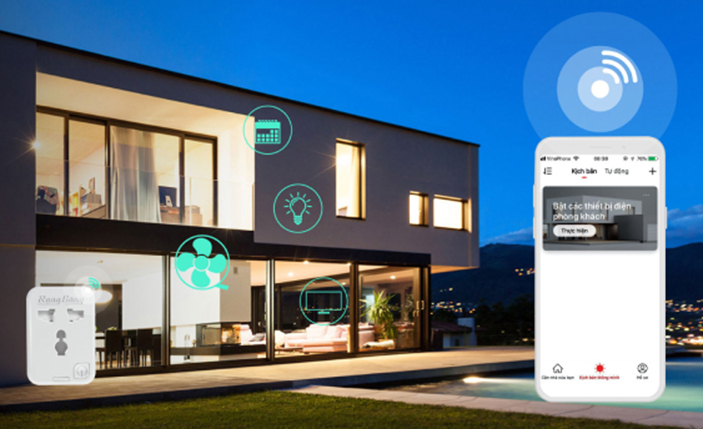 ổ cắm điện thông minh wifi