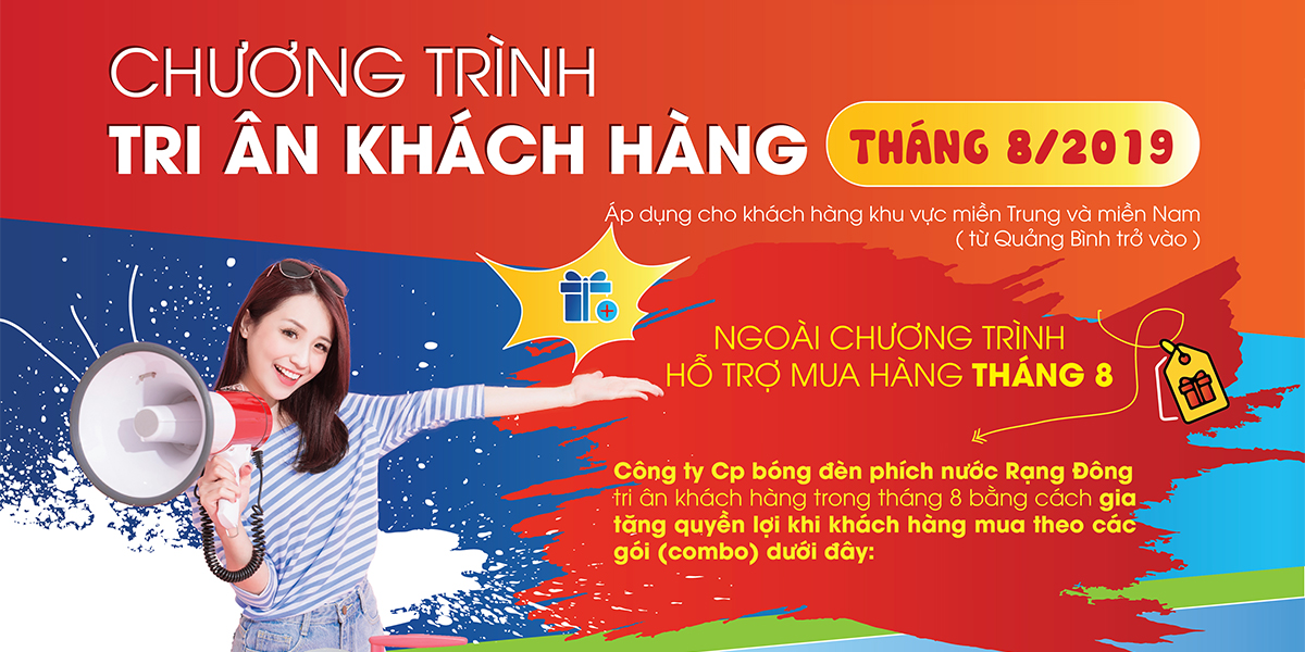 CHƯƠNG TRÌNH TRI ÂN KHÁCH HÀNG