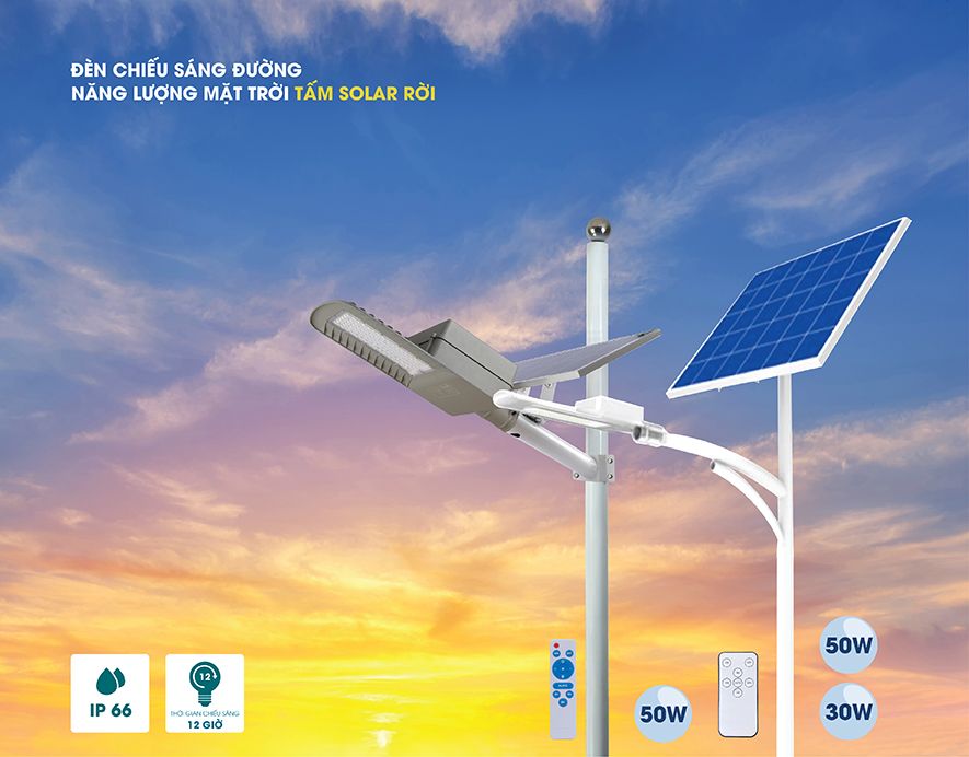 Đèn LED năng lượng mặt trời của Rạng Đông gồm những dòng nào?