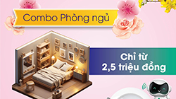 Cải tạo nhà xinh đón tết cùng combo phòng ngủ thông minh rạng đông chỉ từ 2.5 triệu đồng