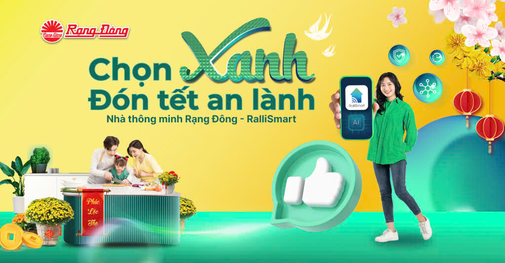 Nhà thông minh Rạng Đông - Mang tết an lành đến mọi nhà