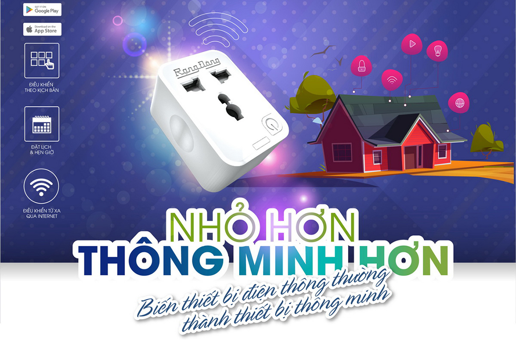 Thương hiệu ổ cắm thông minh wifi được tin dùng nhất trên thị trường hiện nay