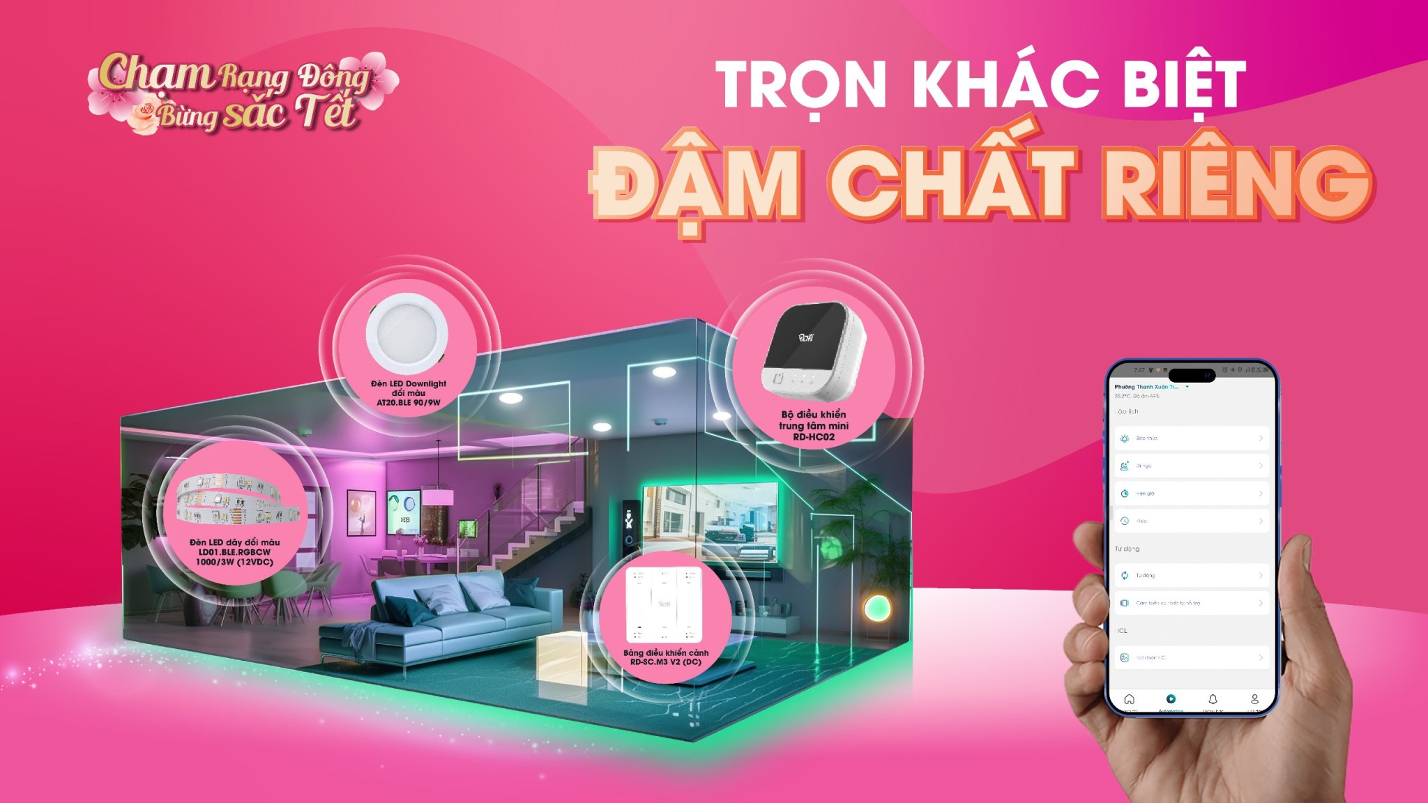 Điểm nhấn ấn tượng cho ngôi nhà lung linh đón xuân sang