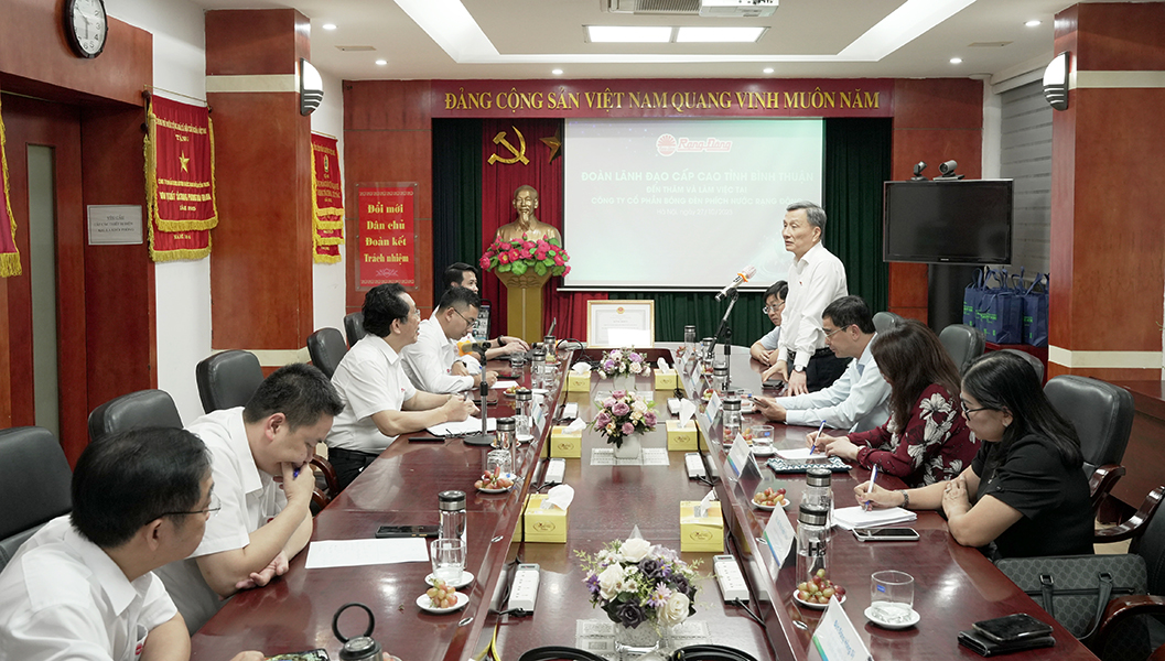 Đoàn Lãnh Đạo Cấp Cao Đến Thăm Và Làm Việc Tại Rạng Đông