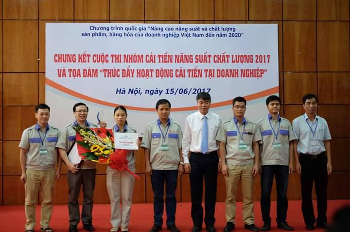 Rạng Đông xuất sắc giành giải Nhất Chung kết cuộc thi “Nhóm cải tiến năng suất chất lượng 2017”