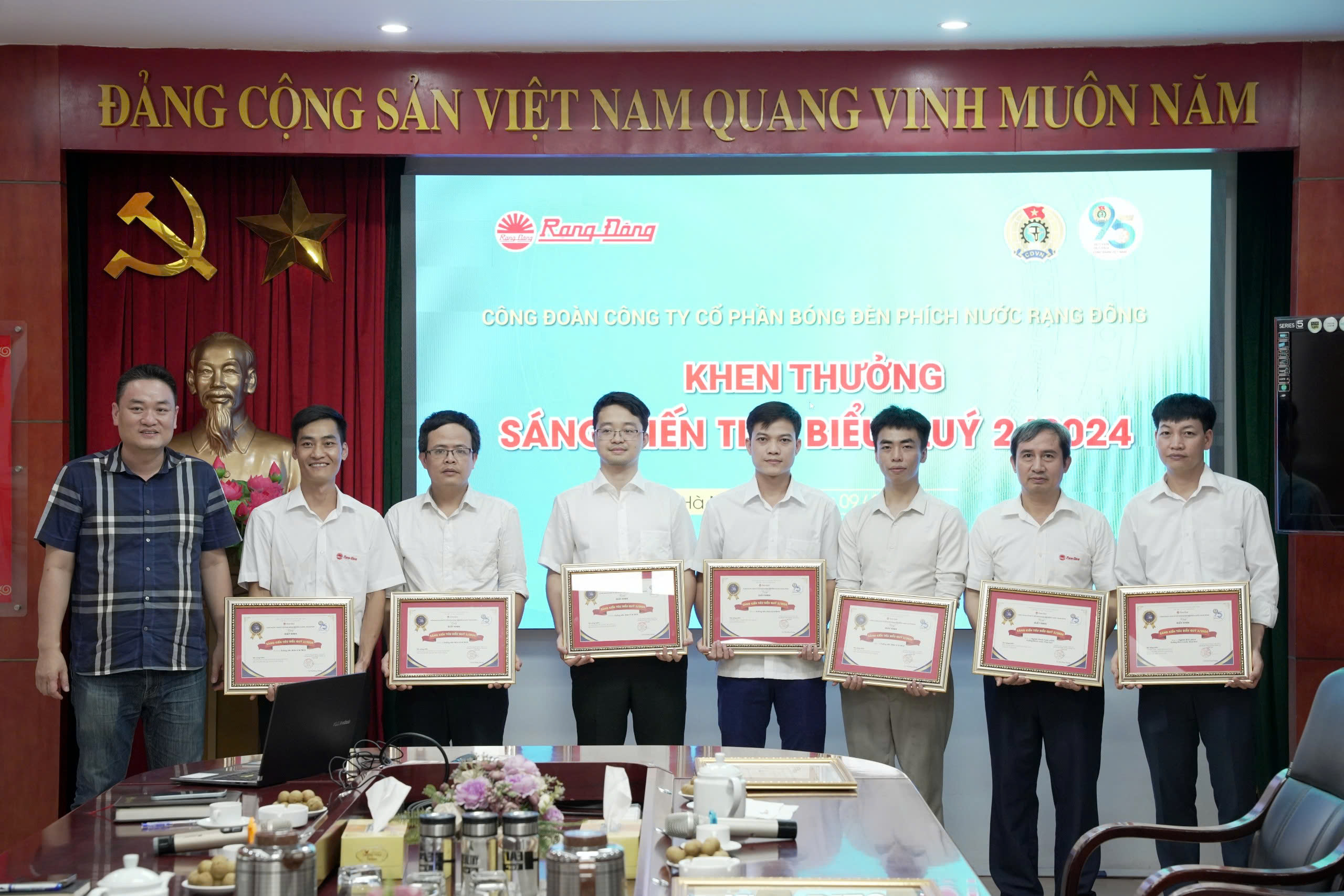 Vinh danh sáng kiến tiêu biểu quý 2 & trao bằng khen của Công đoàn Công Thương Việt Nam