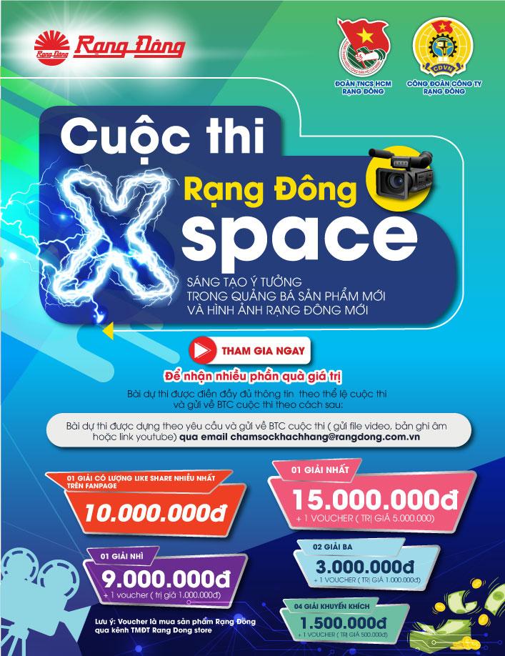 Phát động cuộc thi “RẠNG ĐÔNG XSPACE - Sáng tạo Ý tưởng trong quảng bá sản phẩm mới và hình ảnh Rạng Đông mới"