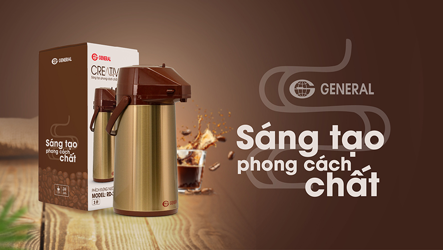 Sáng tạo phong cách chất với phích đựng nước RD-3045ST1.E và RD-3545ST1.E