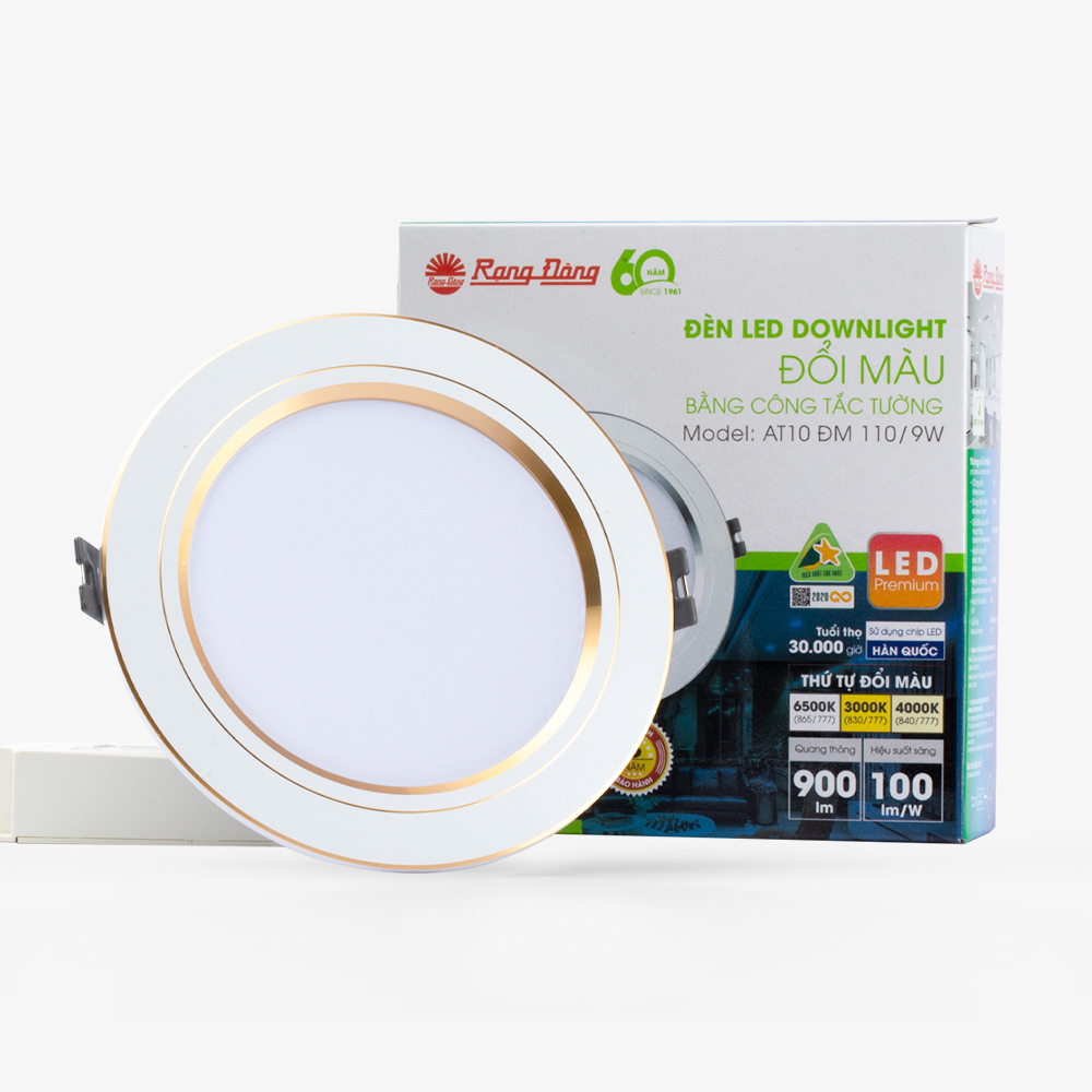 Đèn LED âm trần Downlight đổi màu