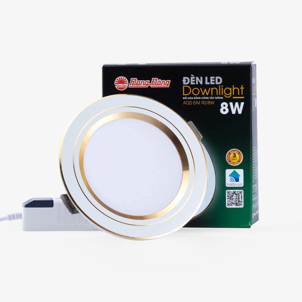 Đèn LED âm trần downlight đổi màu