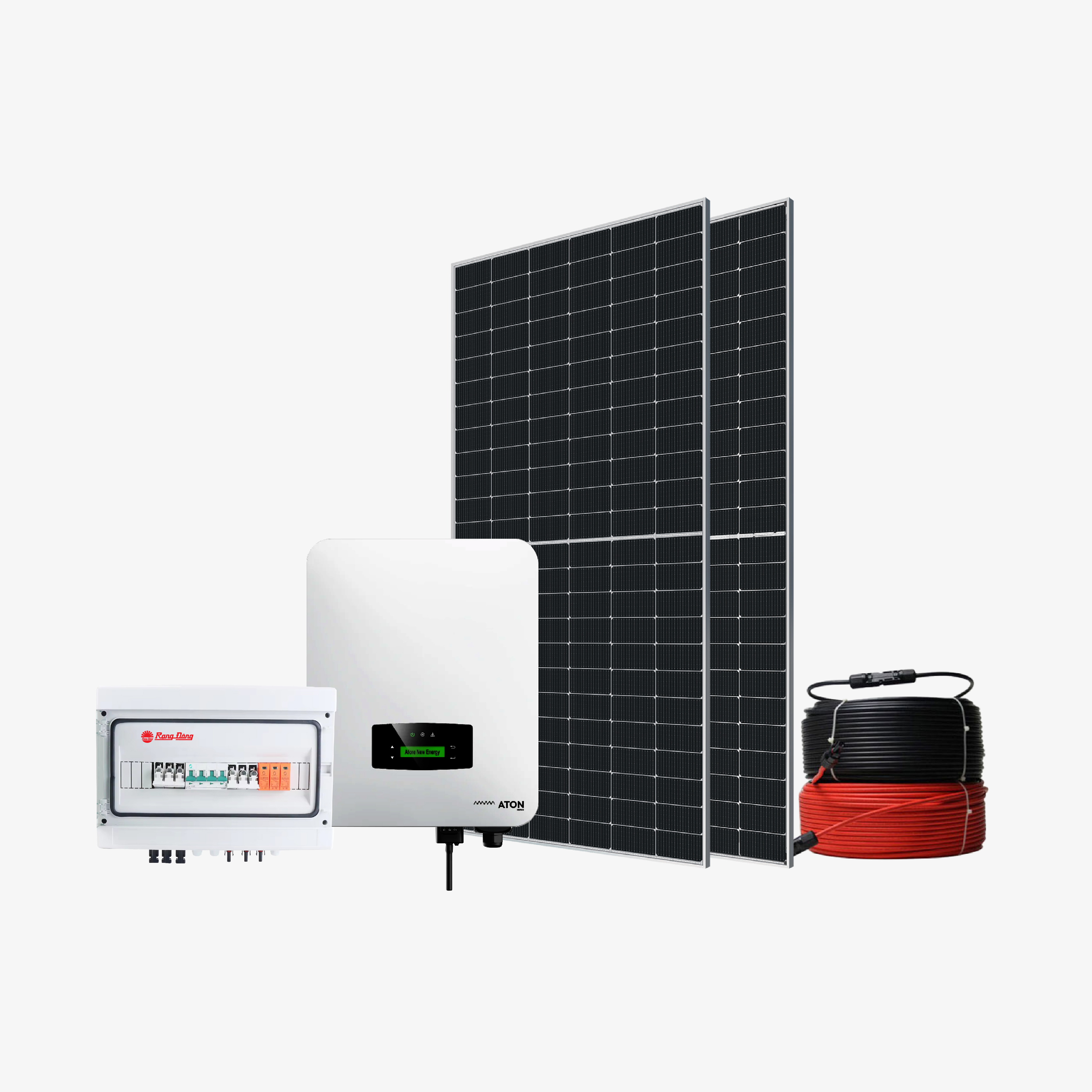 Hệ thống điện năng lượng mặt trời hoà lưới 1 pha 3.8KW