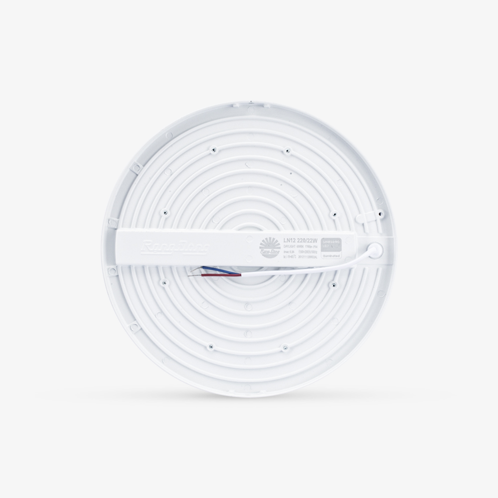 Đèn LED ốp trần tròn đế nhôm