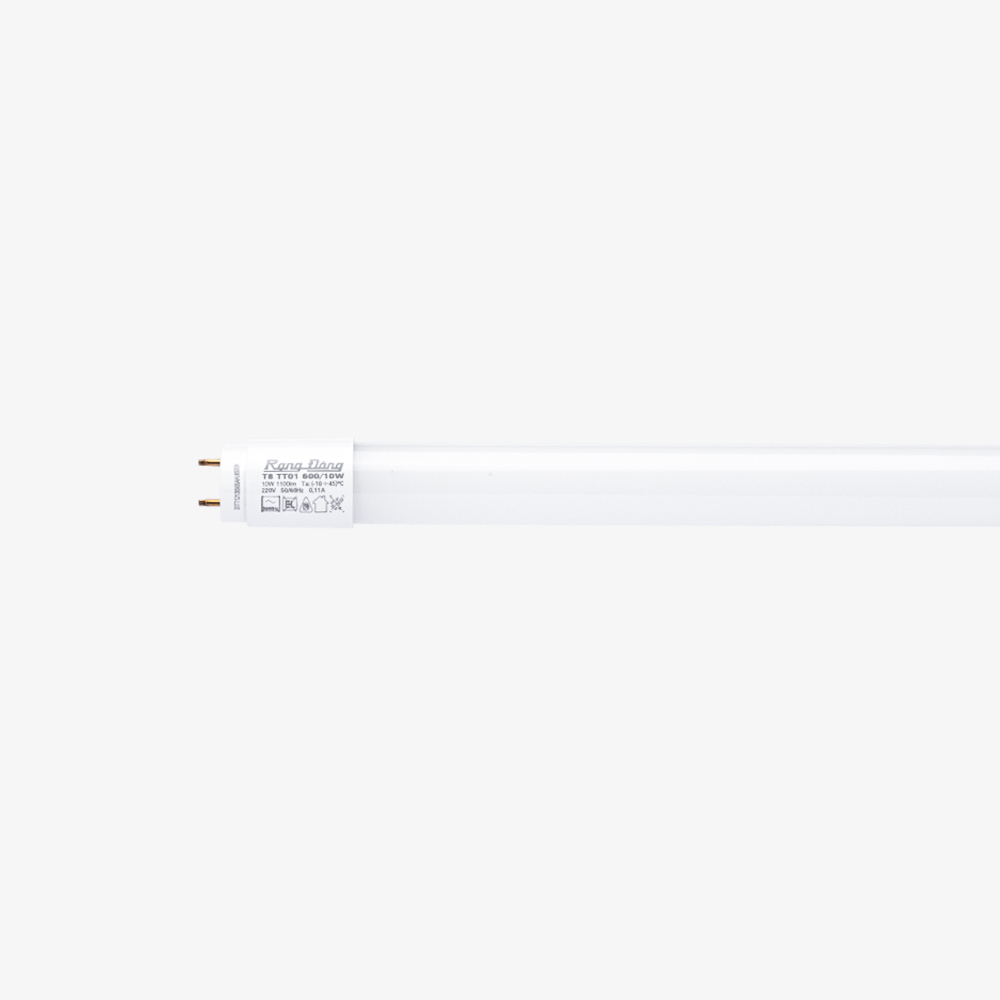 Bóng đèn LED Tuýp T8 0.6m 10W thủy tinh