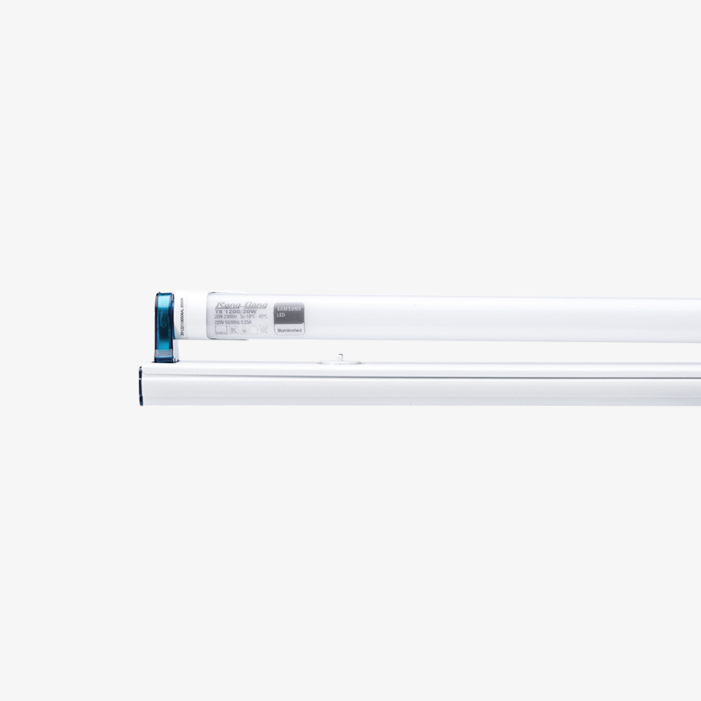 Bộ đèn LED Tuýp T8 1.2m 20W Nhôm Nhựa