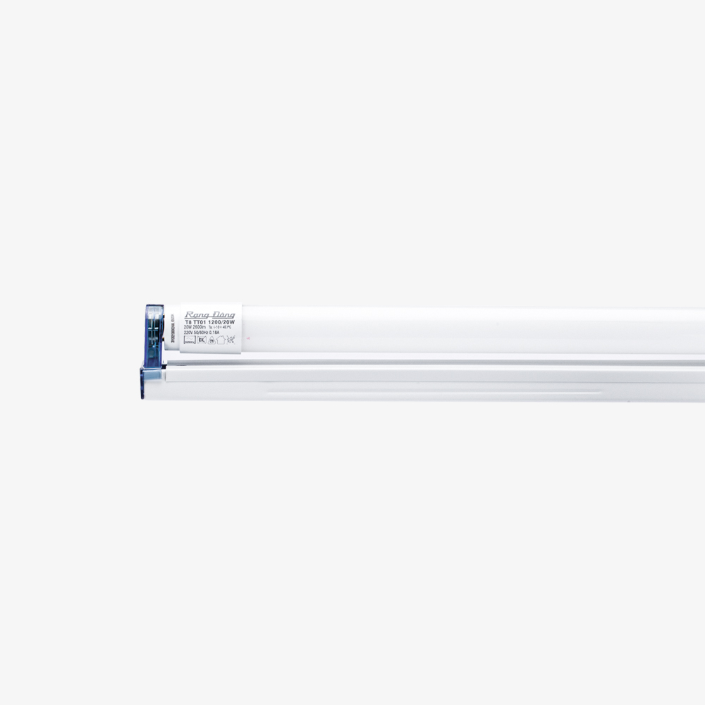 Bộ đèn LED Tuýp T8 1.2m 20W Thủy tinh