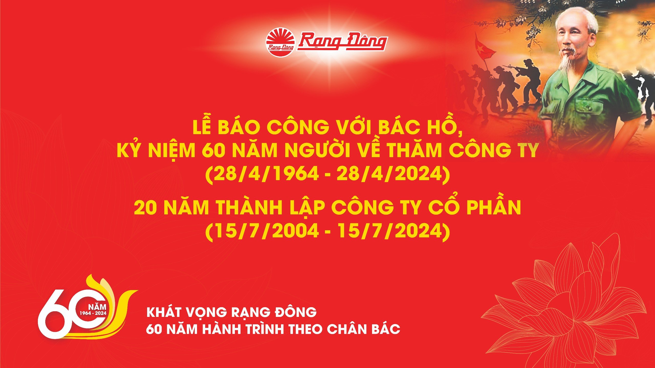 Khát vọng Rạng Đông – 60 năm hành trình theo chân Bác